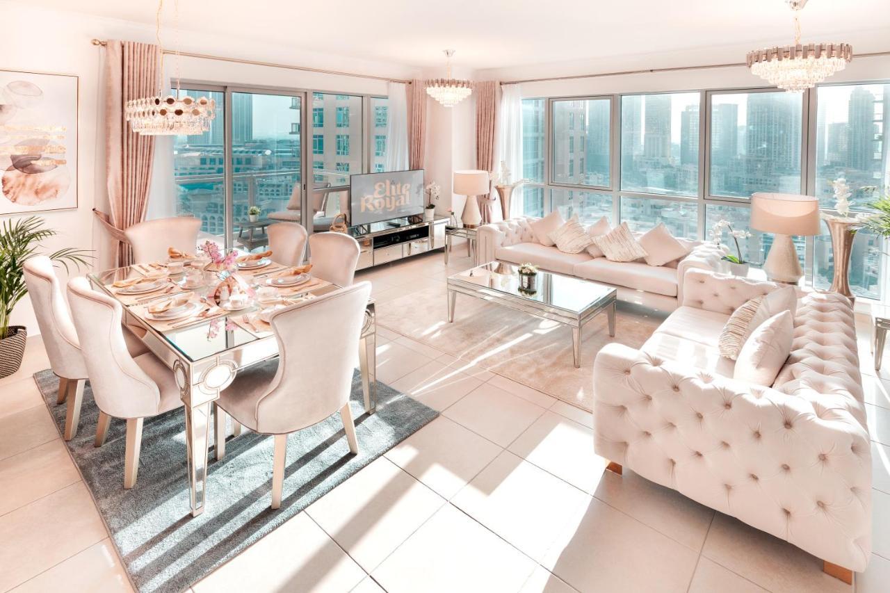 Elite Royal Apartment - Full Burj Khalifa & Fountain View - Ruby Dubaj Exteriér fotografie